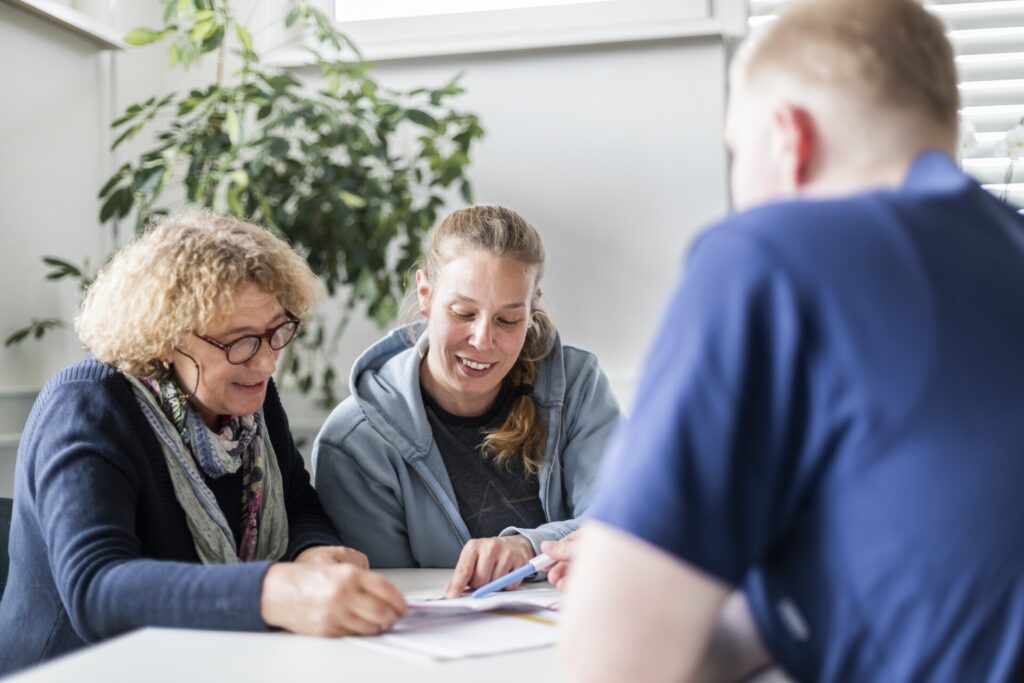 Beratungsgespräch für das PÜZ